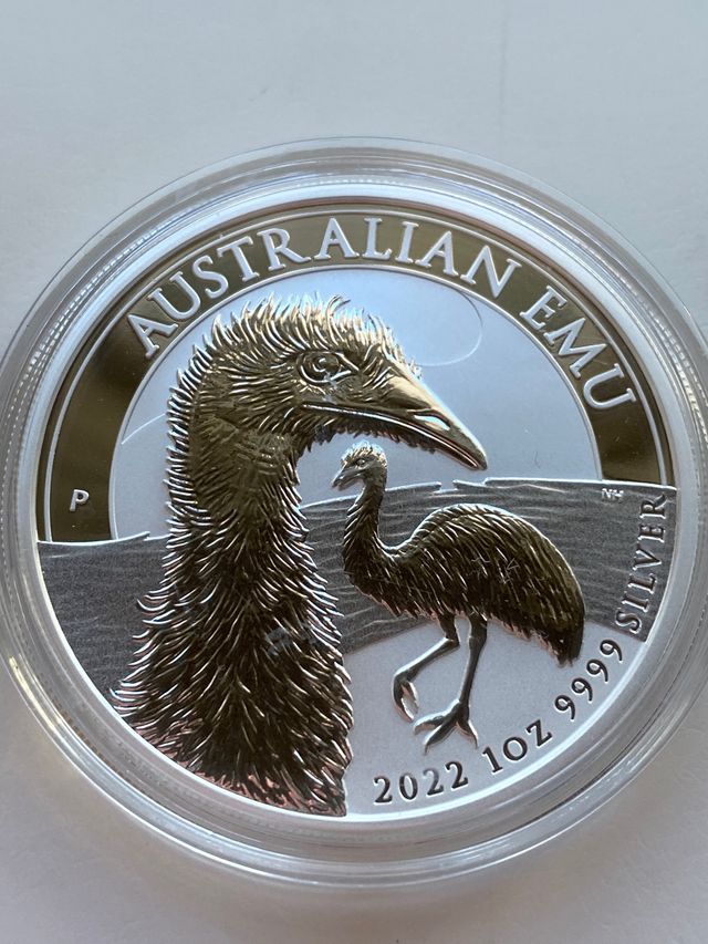 onza de plata, Emu 2022
