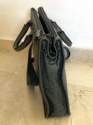 Bottega Veneta  Vintage Briefcase de piel auténtic