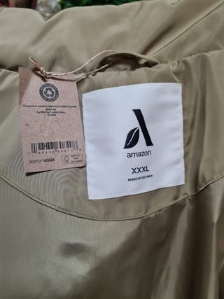 Chaqueta abrigo acolchada hombre capucha