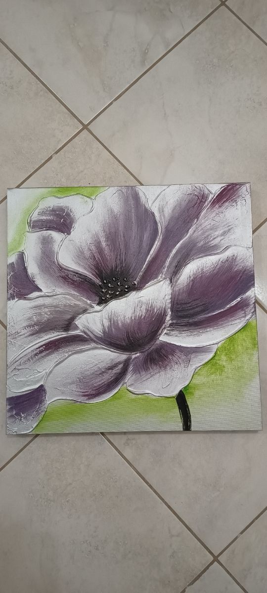 Quadro decorativo con fiore
