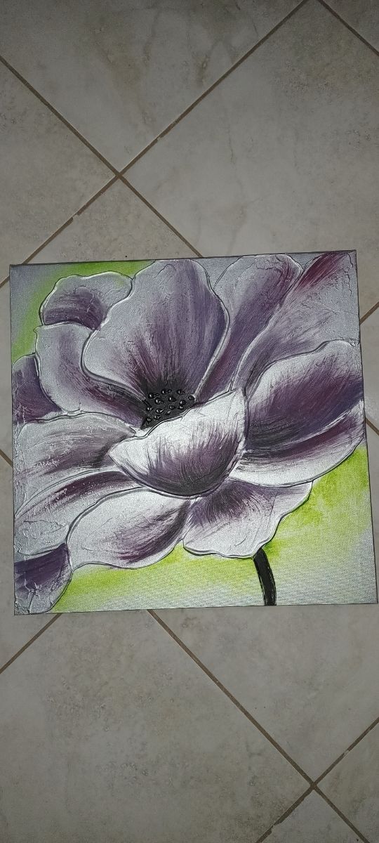 Quadro decorativo con fiore