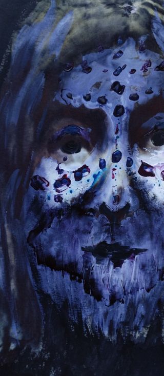 Retrato oscuro, expresionista