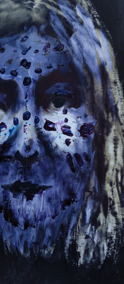 Retrato oscuro, expresionista