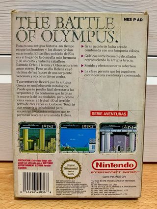The Battle of Olympus NES