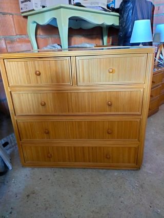 Conjunto de dormitorio de bambú