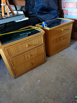 Conjunto de dormitorio de bambú