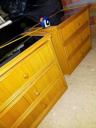 Conjunto de dormitorio de bambú