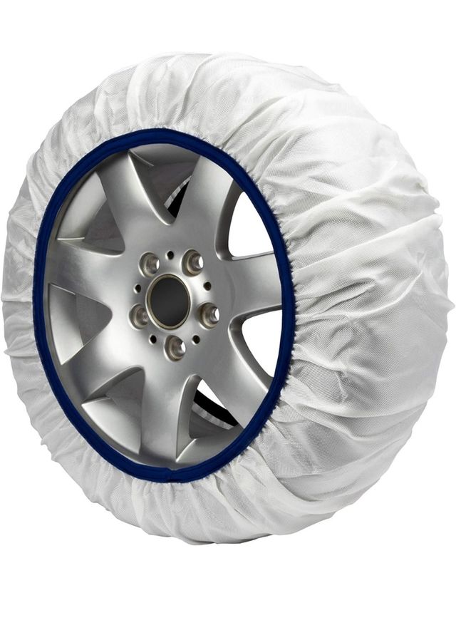 Novo, conjunto de 2 correntes têxteis para neve