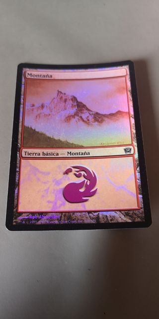 Montaña foil carta Magic