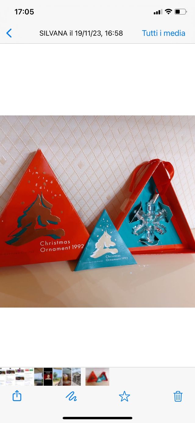 swarowsky stella natalizia 1992