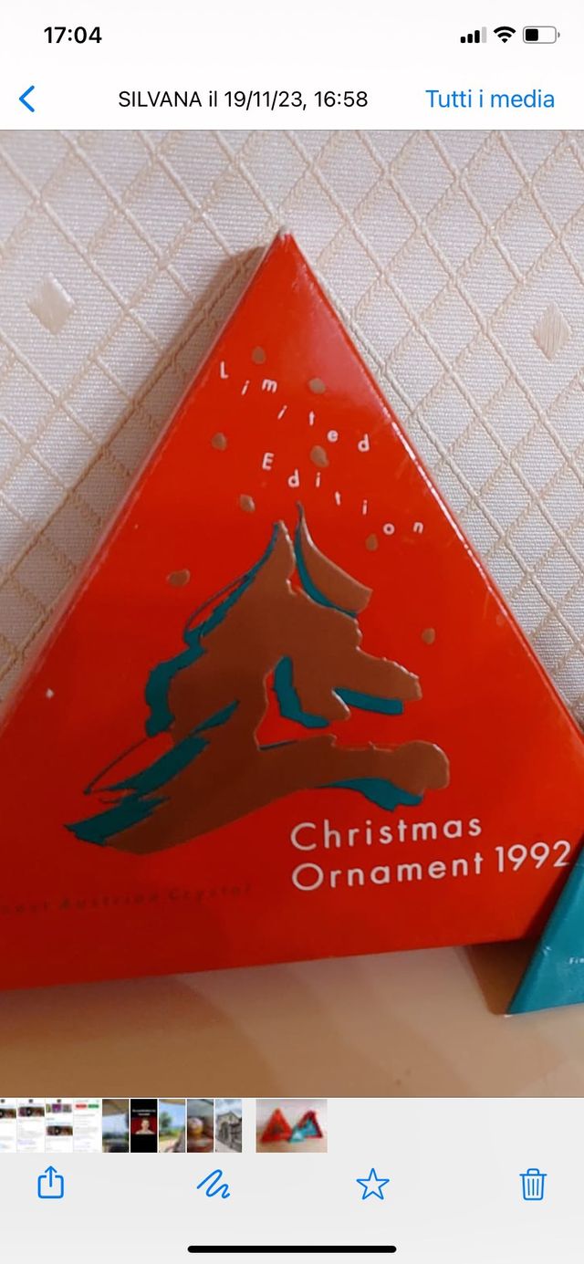 swarowsky stella natalizia 1992