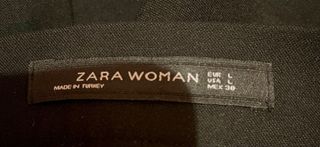Falda zara negra talla L