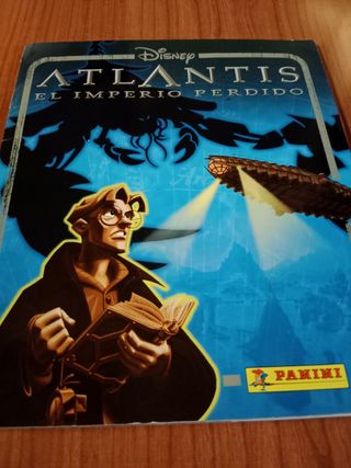 Album cromos completo Atlantis, el imperio perdido