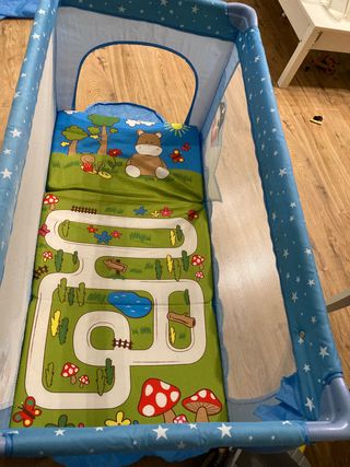 cuna de viaje con gatera