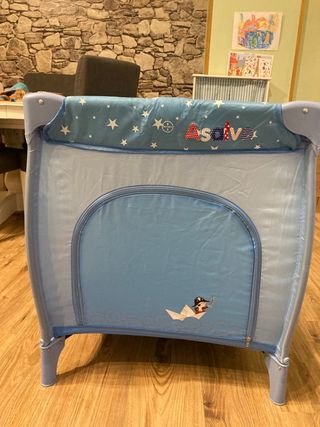 cuna de viaje con gatera