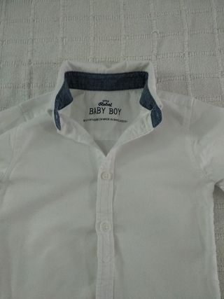 Peto/camisa/rebeca 9-12 m niño