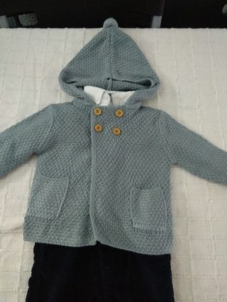 Peto/camisa/rebeca 9-12 m niño