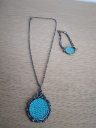 Conjunto de collar y pulsera 💙 