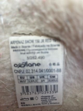 Botas de nieve talla 36-37