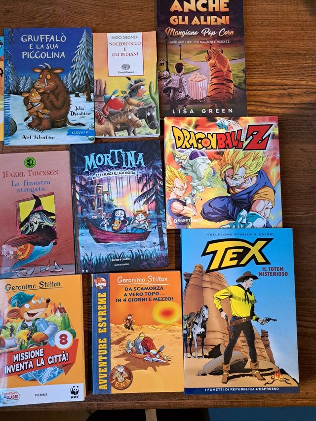 Libri ragazzi elementari + Tex