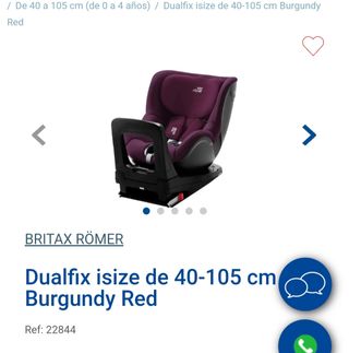 silla bebe coche Britax romer dualfix i size