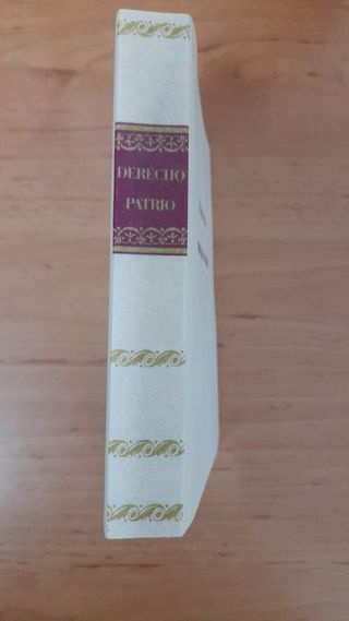 Elementos del Derecho Patrio. Facsímil 2003.