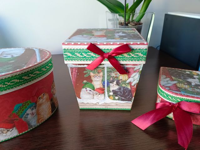 3cajitas regalo navidad nuevas! 