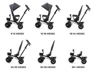 Kinderkraft AVEO, triciclo evolutivo, hasta 25kg.