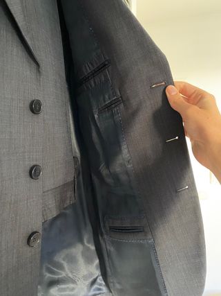 Traje Zara 100% lana