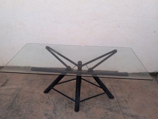 mesa de cristal