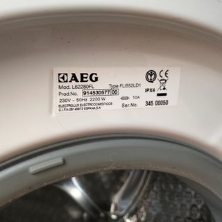 Lavadora AEG para piezas de repuesto