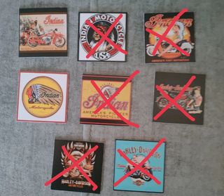 Imanes carteles Indian Harley Davidson