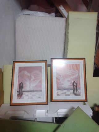 cuadros de madera salón pasillos dormitorios.