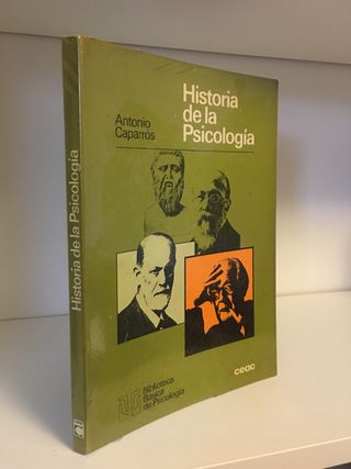 HISTORIA DE LA PSICOLOGÍA. Antonio Caparros.