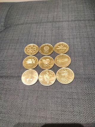 Colección monedas olimpiadas 