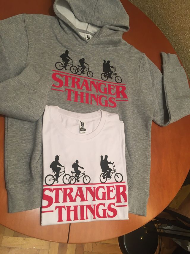 Sudadera y Camiseta Stranger Things 12 años