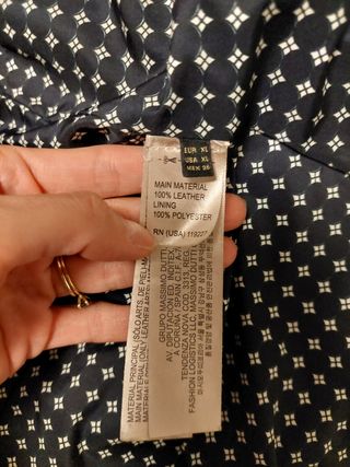 Cazadora piel Massimo Dutti