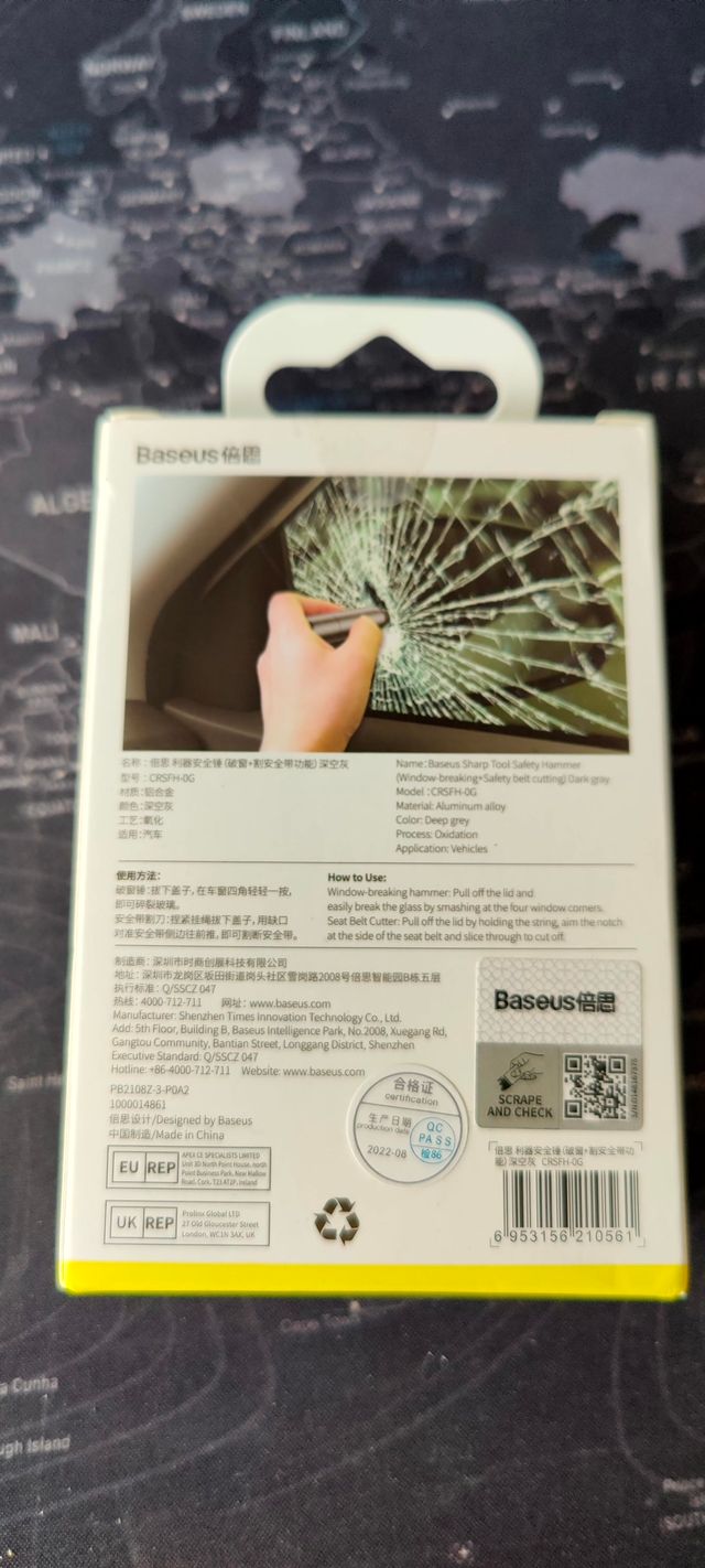 Martillo de Emergencia Coche