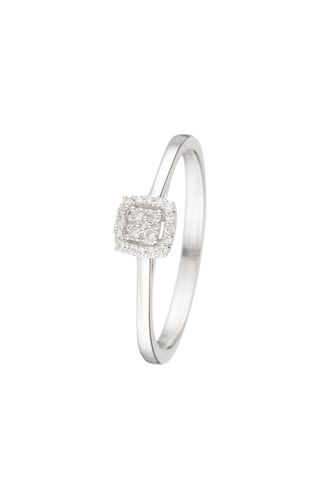 ANILLO ORO BLANCO Y DIAMANTES