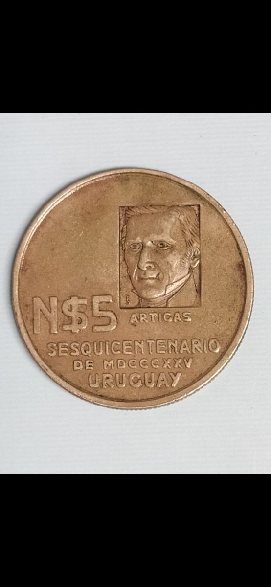 5 PESOS DE URUGUAY.