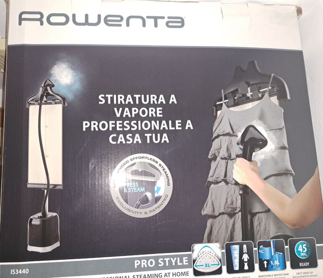 Plancha vertical rowenta vapor 