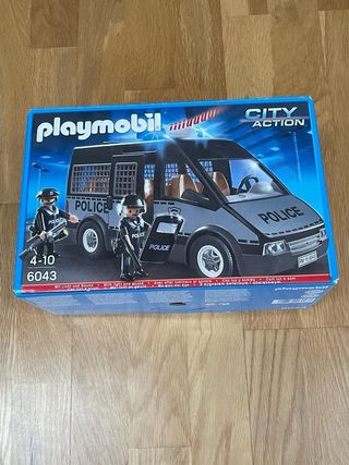 FURGON DE POLICIA PLAYMOBIL