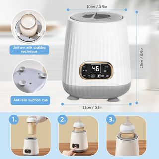 Calienta/descongela biberones, batidor comida