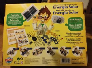 Juego de construccion de vehiculos a energía solar