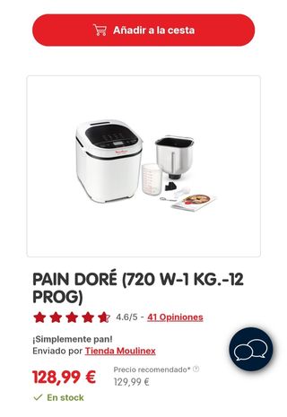 Panificadora Moulinex