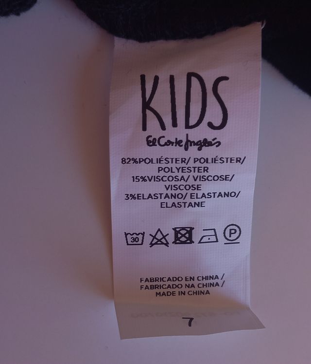 Mallas T-7 Kids Elcorteingles /nuevas
