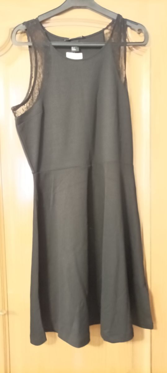 Vestido negro hym talla L