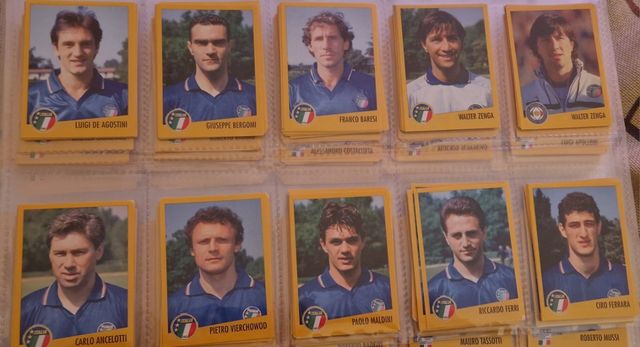 Figurine merlin nazionale italiana