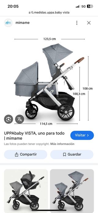 carrito uppababy vista hermanos