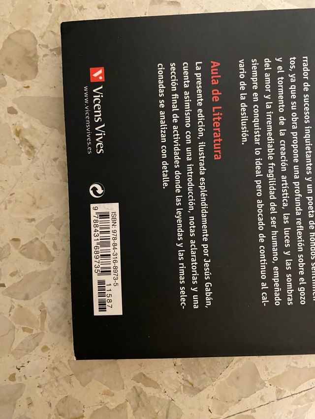 libro Rimas y leyendas